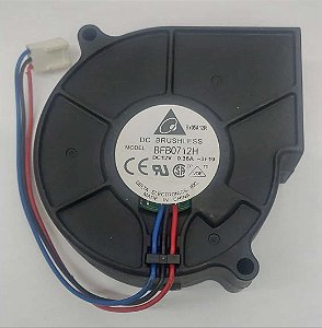 Micro Ventilador Caracol Delta 12v 0,36a Modelo BFB0712H 3 Fios