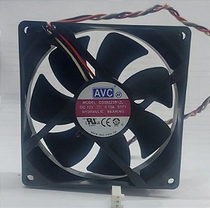 Cooler Fan AVC 12v 0,13a silencioso 92x92x25mm Modelo DS09225R12L