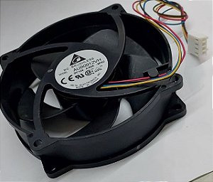 Micro Ventilador Delta 12v 0.60A Modelo AUB0912VH 4 Fios PWM silencioso
