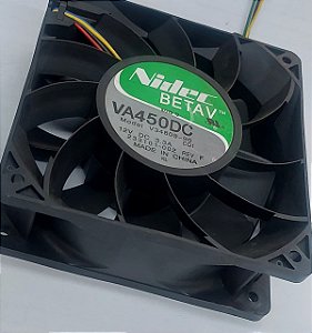 Ventilador Nidec Betav 12v 3,30a 120x120x38mm Modelo V34809-90 Led amarelo