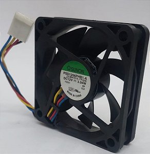 Ventoinha Sunon 12v 3,04w 60x15mm Modelo Psd1206phb1-a 4 Fios Pwm Silencioso