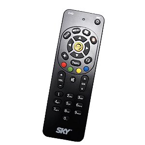 Controle Remoto Sky D40 Preto Novo