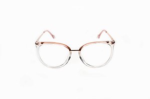 Armação de Óculos de Grau Acetato Feminino RZ11 Rosa