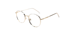 Armação de Óculos de Grau Feminino Acetato Redondo RZ10 Transparente