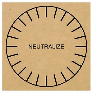 R90 - Neutralize MDF 3mm 20x20cm Radiestesia Radiônica