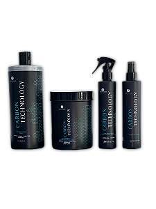 Kit Cauterização Carbon Technology Hair Princess 4 passos