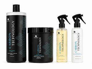 Kit Cauterização Carbon Technology Hair Princess 4 passos