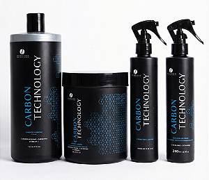 Kit Cauterização Carbon Technology Hair Princess 4 passos