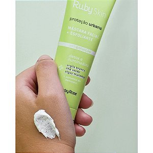 Ruby Rose - Proteção Urbana Mascára Facial + Esfoliante