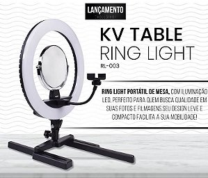 Klass Vough - Ring Light Led de Mesa
