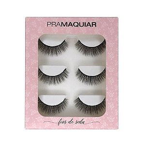 PraMaquiar -  3 Pares de Cílios Liv