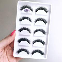 Cilios - Cartela com 05 pares modelo S08