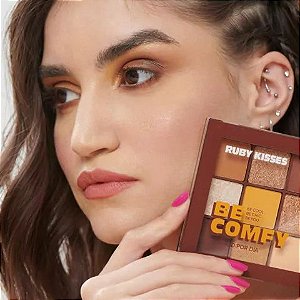 RK Kiss NY - Paleta de Sombra 9 cores BE COMFY
