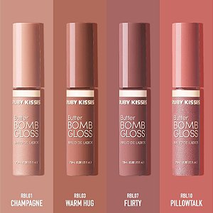 RK Ruby Kisses - Gloss Butter Bomb PILLOWTALK