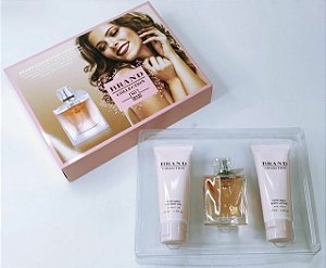 Brand - Kit Perfume + Hidratante + Gel de Banho Brand Collection Nº 012 La vie