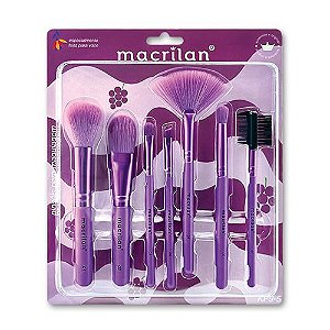 Macrilan - Kit de Pincéis com 12 pincéis KP9-5 Uva