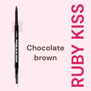 RK Ruby Kisses - Lapiseira Ultrafino Para Sobrancelha Choco Brown