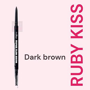 RK Ruby Kisses - Lapiseira Ultrafino  Para Sobrancelha Dark Brown