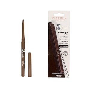 Vizzela - Lapiseira Metalizada Para Olhos Brown Metal