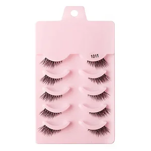 Cilios - Cartela com 05 pares modelo 1011
