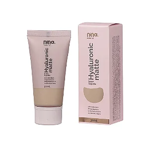Nina Make Up - Base Líquida Hyaluronic Matte Cor02