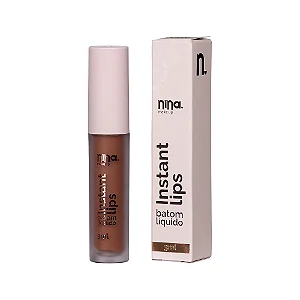 Nina Make Up - Batom Líquido Instant Doce Desejo