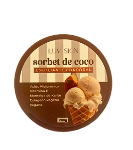 Luv Beauty - Esfoliante Corporal Sorbet de Coco 280g