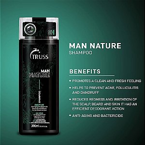 Truss - Shampoo Man Nature 300ml