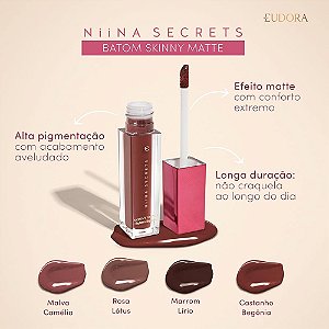 Niina Secrets - Batom Líquido Marron Lirio