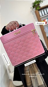 Maleta de maquiagem Rosa - G