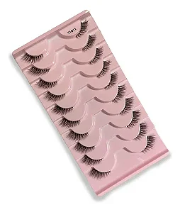 Cilios - Cartela com 10 pares modelo 1011