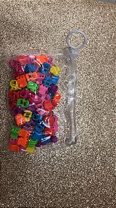 Central Beauty - Mini tridente na bolsinha zip COLORIDA