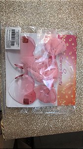 Central Beauty - Kit Lookinho com 2 Lacinhos e óculos Coração