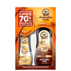 Kit Australian Gold - Bronzeador Solar Corporal 237g + Bronzeador 125g