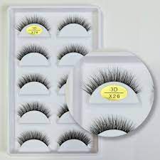 Cilios - Cartela com 05 pares modelo X26