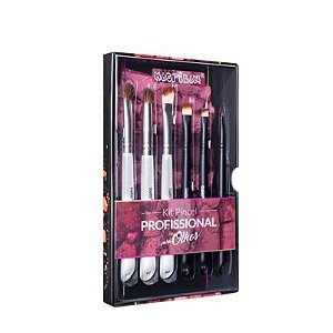 Macrilan - Kit Profissional com 6 Pincéis para os Olhos WB300