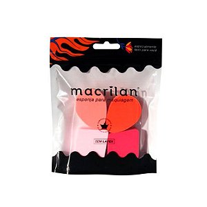 Macrilan - Quarteto de Esponjas para Maquiagem EP03