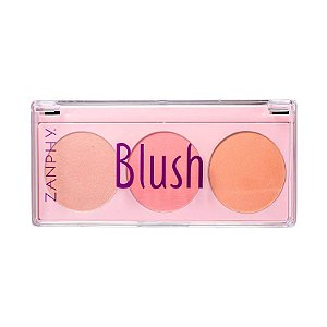 Zanphy Paleta de Blush - 3 cores