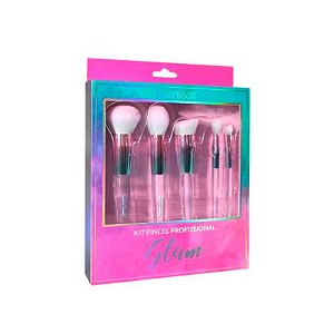 Macrilan - Kit com 5 pincéis Glam ED500