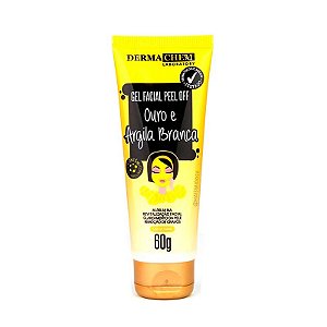 Dermachem - Gel Facial Peel Off Ouro e Argila Branca