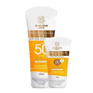 Kit Australian Gold - Protetor Solar Corporal e Facial FPS50