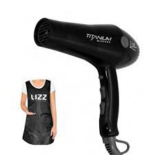 Lizz Secador Profissional Titanium Black Lizz - 220V