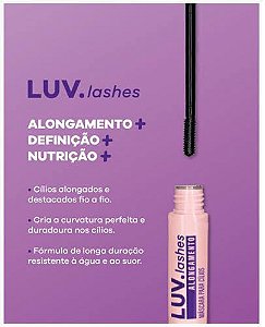 Luv Beauty - Máscara para cílios Lashes Alongamento