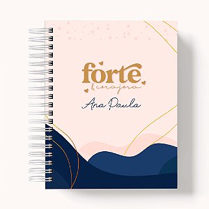 Caderno Personalizado - Forte e Corajosa