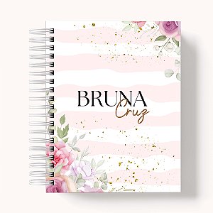 Planner  Permanente com Divisórias Floral