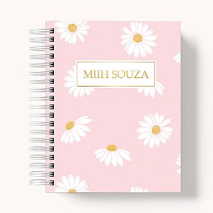 Planner Permanente com Divisórias Margaridas