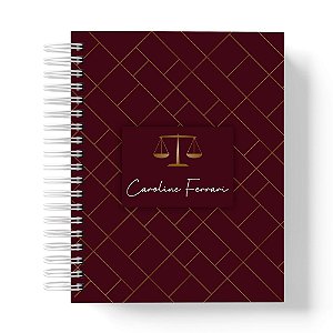 Agenda Jurídica Permanente - Capa Elegante