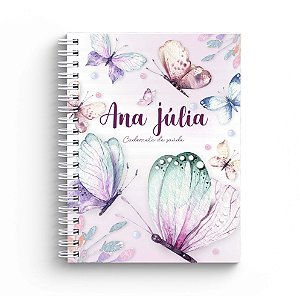 Caderneta de Vacinação Personalizada - Borboletas