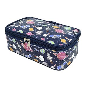 Estojo Box com Alça Espaço Sideral