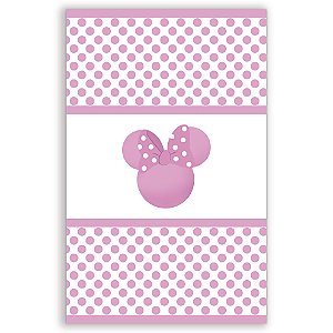 Faixa Lateral - Minnie Rosa - Sublimado 3D